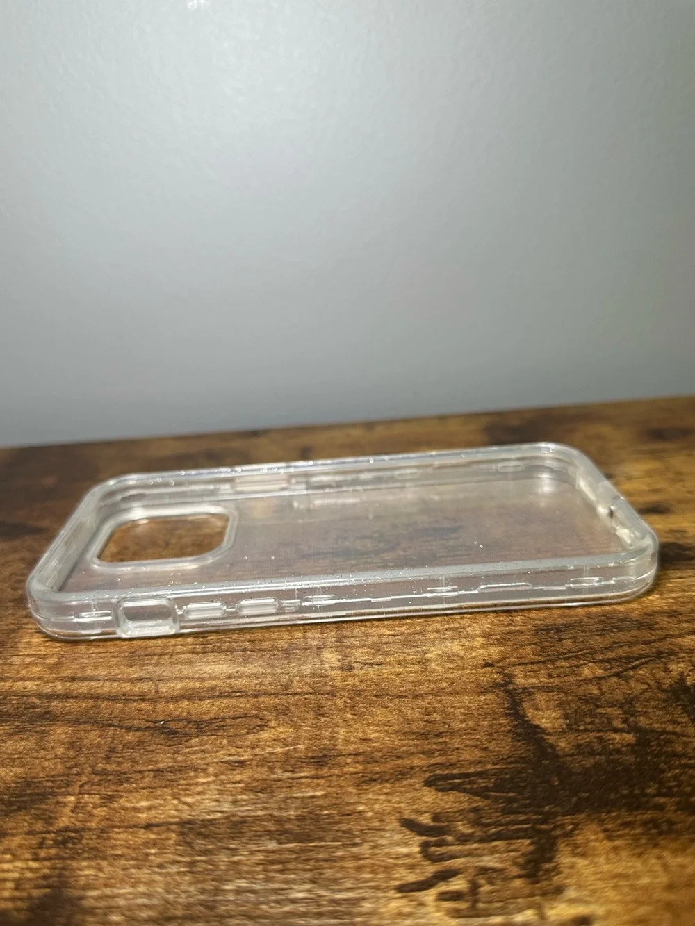 Clear sparkly iPhone 14 Pro Max Case (two pieces)